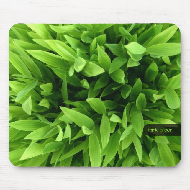 Green Bamboo mousepad (Front)