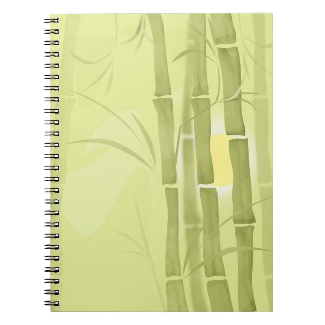 Green bamboo notebook (Front)