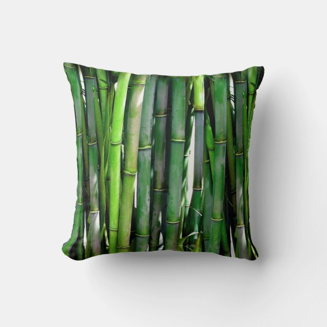 Green Bamboo Pillow (Front)