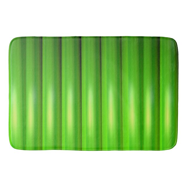Green bamboo set bath mat (Front)