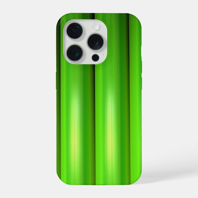 Green bamboo set iPhone case (Back)