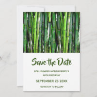 Green Bamboo Stalks Nature Photography Birthday