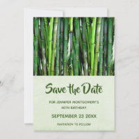 Green Bamboo Stalks Nature Photography Birthday