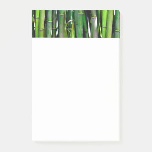 Green Bamboo Stalks Nature Photography Post-it Notes