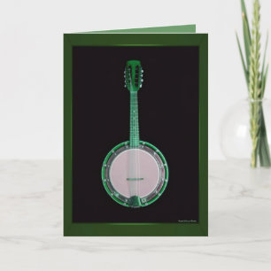 Green Banjo Card