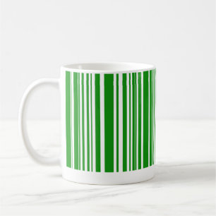 Green Barcode Coffee Mug