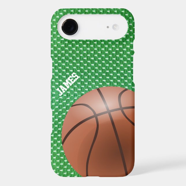 Green Basketball Custom iPod Touch Case (Back)