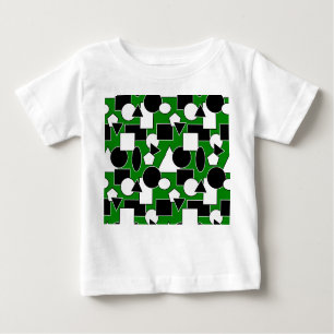 Green Bauhaus Collage  Baby T-Shirt