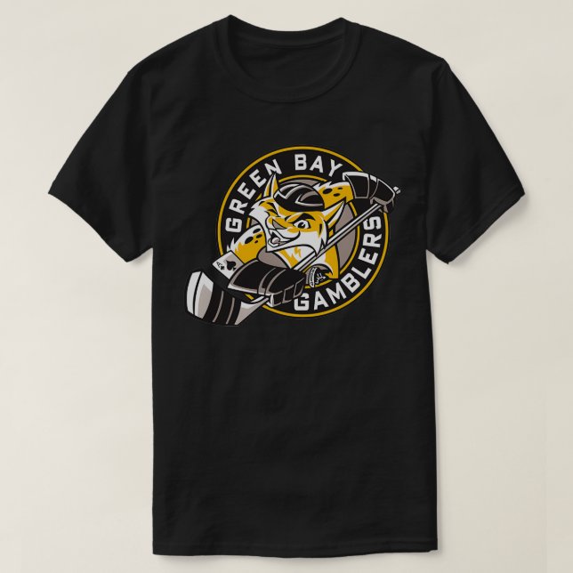Green Bay Gamblers T-Shirt (Design Front)
