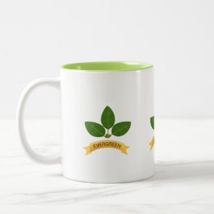 Green bay Leaves Two-Tone Coffee Mug