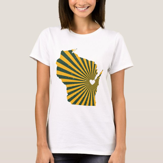 Green Bay Love T-Shirt (Front)