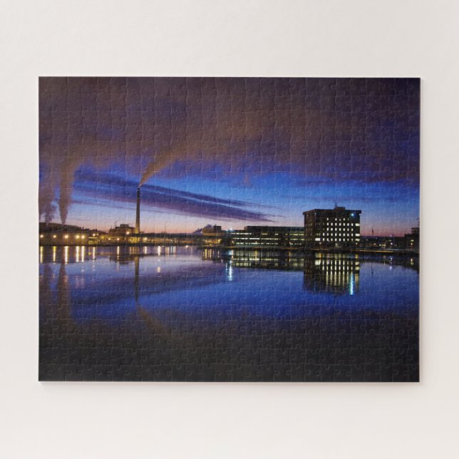 Green Bay night scene puzzle (Horizontal)