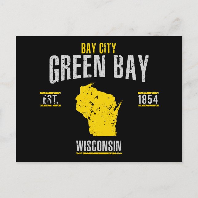 Green Bay Postcard (Front)