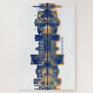 Green Bay Skyline Jigsaw Puzzle