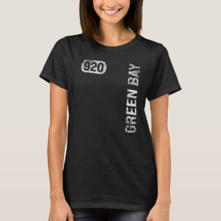 Green Bay Wisconsin 920 Area Code Vintage Retro T-Shirt