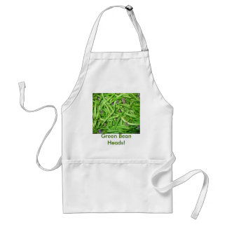 Green Bean Heads! Standard Apron