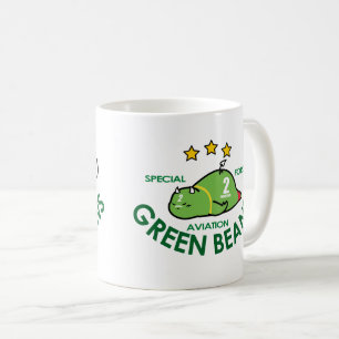GREEN BEANS AVIATION COFFEE MUG