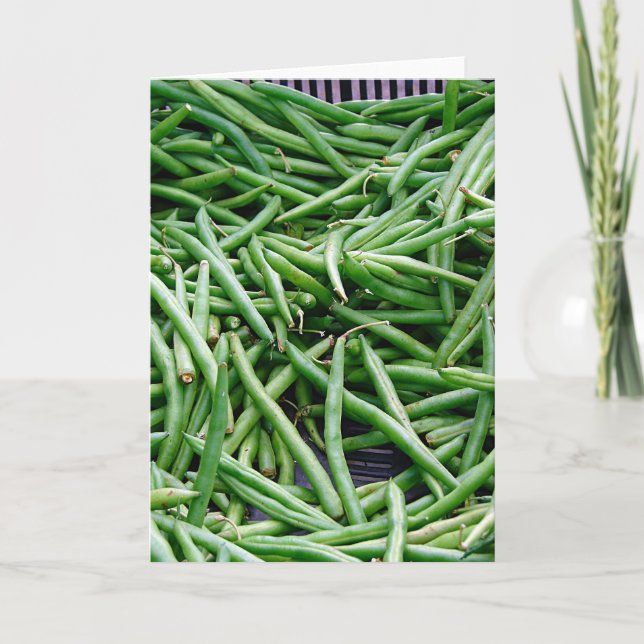 Green Beans Card (Front)