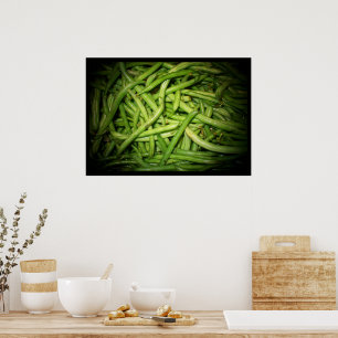 Green Beans in Spotlight Print