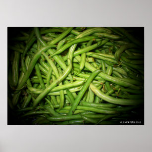 Green Beans in Spotlight Print