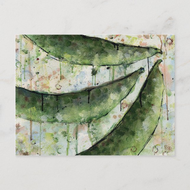 Green Beans Three Postcard (Front)