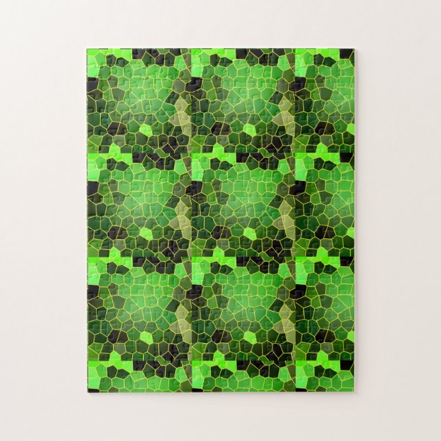 Green Bee Hive Jigsaw Puzzle (Vertical)
