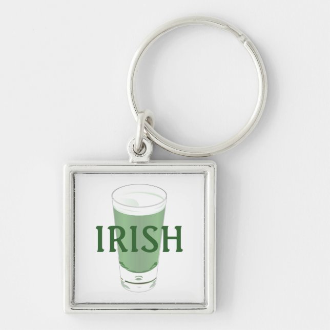Green Beer Key Ring (Front)