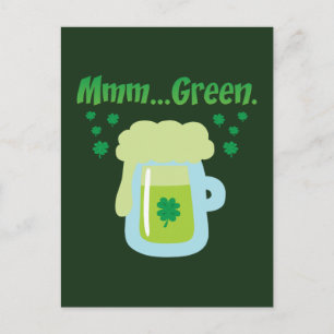 Green Beer Postcard