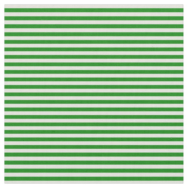 Green & Beige Coloured Lines Pattern Fabric (Close Up)