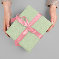 Green Beige Linen Mimic Fabric Texture