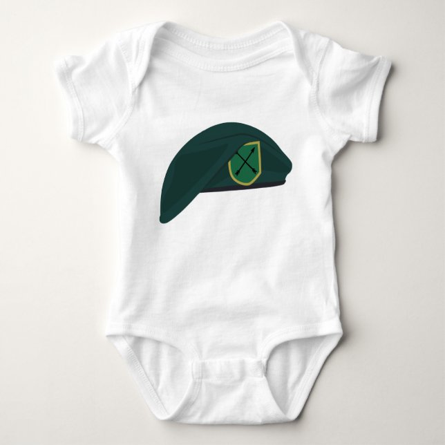 Green Beret Baby Bodysuit (Front)