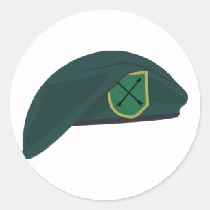 Green Beret Classic Round Sticker