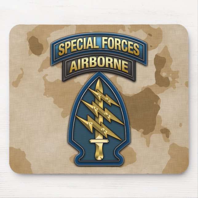 Green Berets SSI Special Edition Mouse Pad (Front)