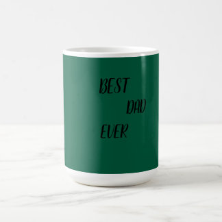 Green "Best Dad Ever Coffee Mug