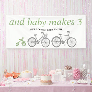 Green Bicycle Banner
