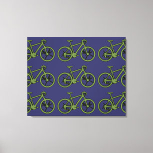 green bikes decor wall