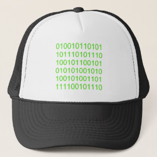 Green Binary 01 - GeekShirts Trucker Hat