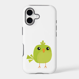 Green Bird Cartoon 
