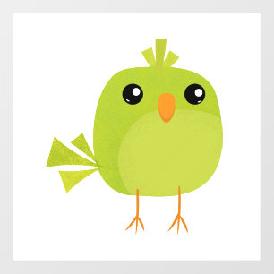 Green Bird Cartoon