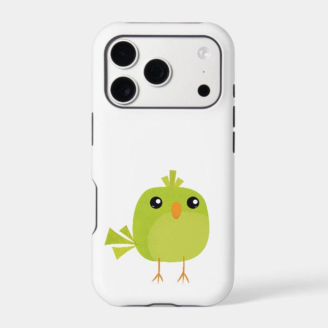 Green Bird Cartoon  (Back)