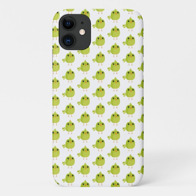Green Bird Cartoon   Case-Mate iPhone Case (Back)