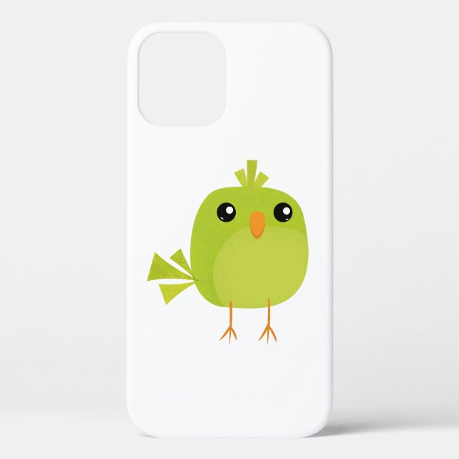 Green Bird Cartoon Case-Mate iPhone Case (Back)