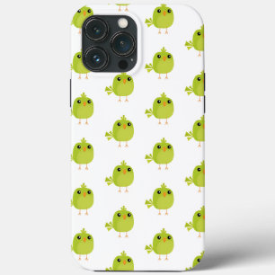 Green Bird Cartoon   iPhone 13 Pro Max Case