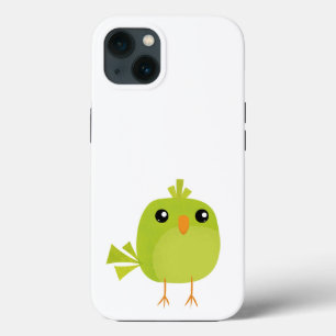 Green Bird Cartoon   iPhone 13 Case