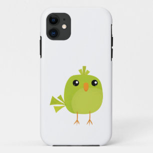 Green Bird Cartoon Case-Mate iPhone Case
