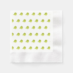Green Bird Cartoon   Napkin