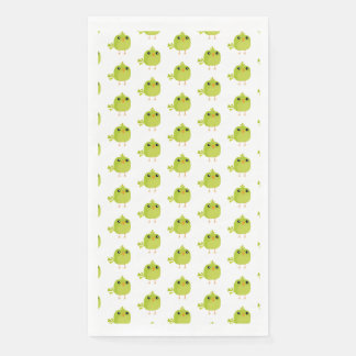 Green Bird Cartoon Napkin