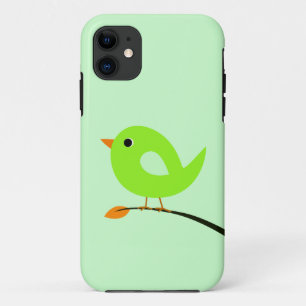 Green Bird on Branch Case-Mate iPhone Case