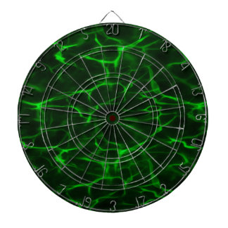 Green Black Energy Field Dartboard