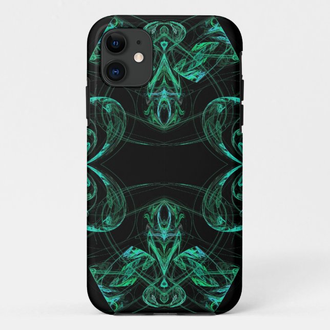 Green & Black  iPhone 5 Case-Mate Barely There Case (Back)